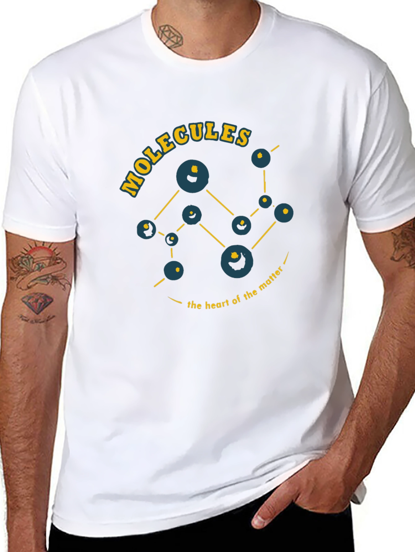 Molecules Graphic T-Shirt - Heart of the Matter