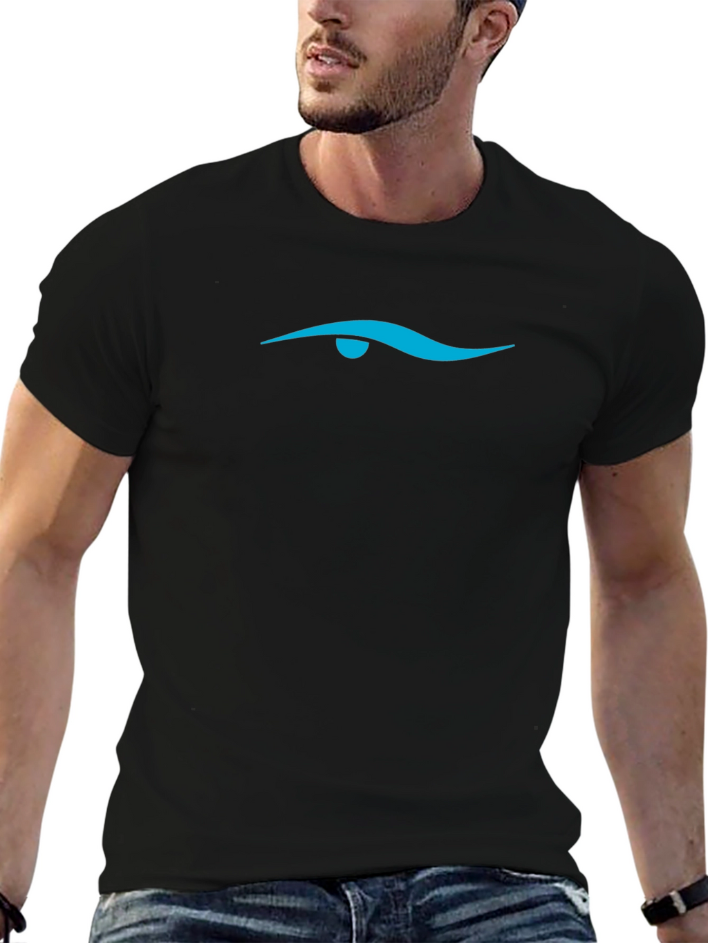 Eye Logo T-Shirt - Modern Graphic Tee