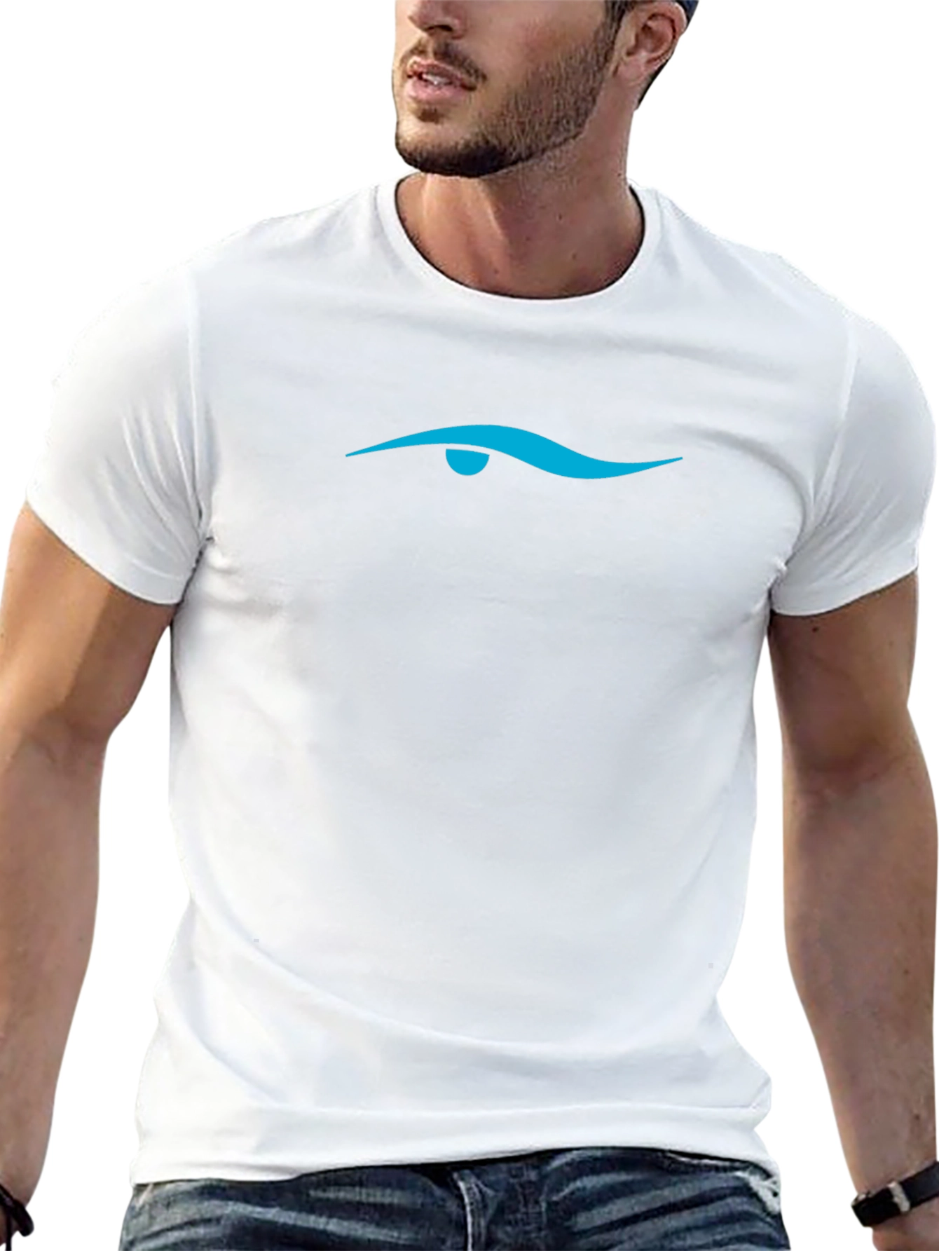 Eye Logo T-Shirt - Modern Graphic Tee