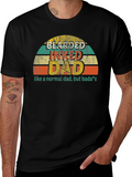 Bearded Inked Dad T-Shirt - Retro Style
