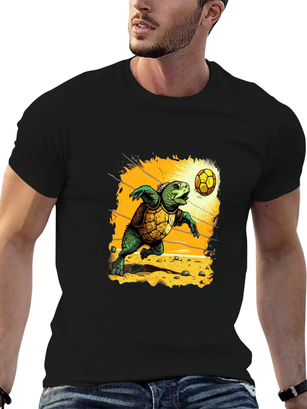 Turtle Soccer Graphic T-Shirt
