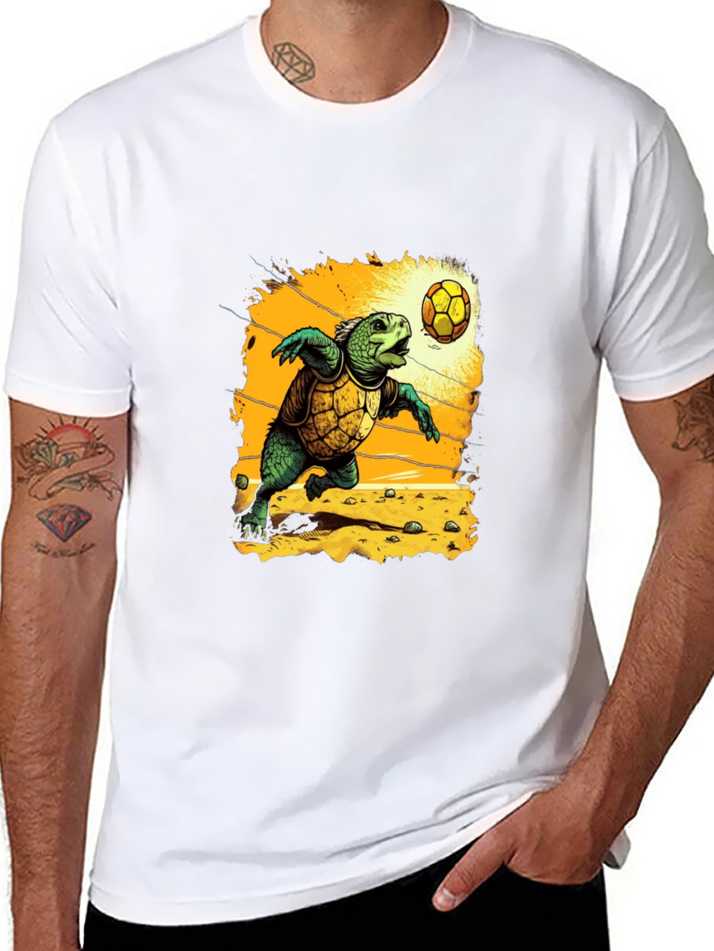 Turtle Soccer Graphic T-Shirt