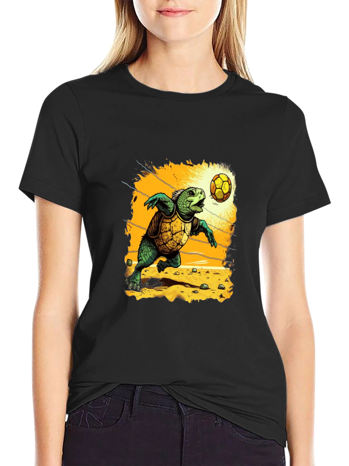 Turtle Soccer Graphic T-Shirt