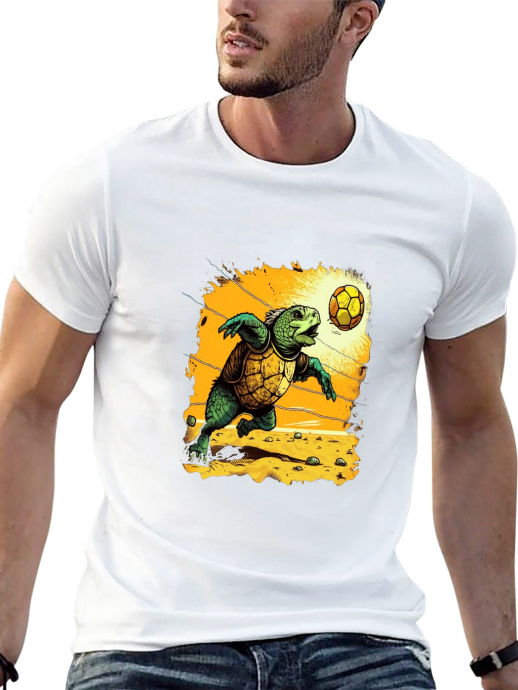 Turtle Soccer Graphic T-Shirt