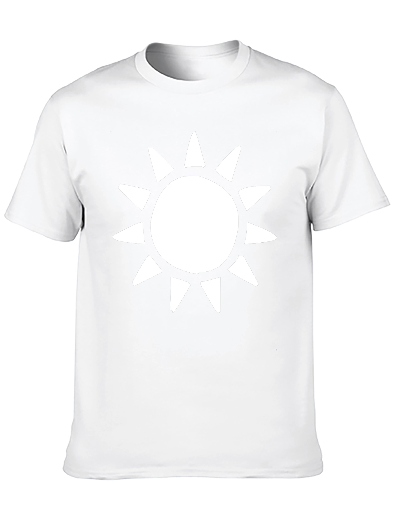 Sunburst Graphic T-Shirt - Casual Black Tee