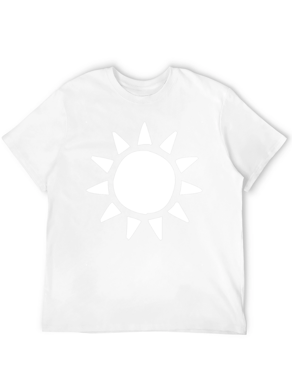 Sunburst Graphic T-Shirt - Casual Black Tee