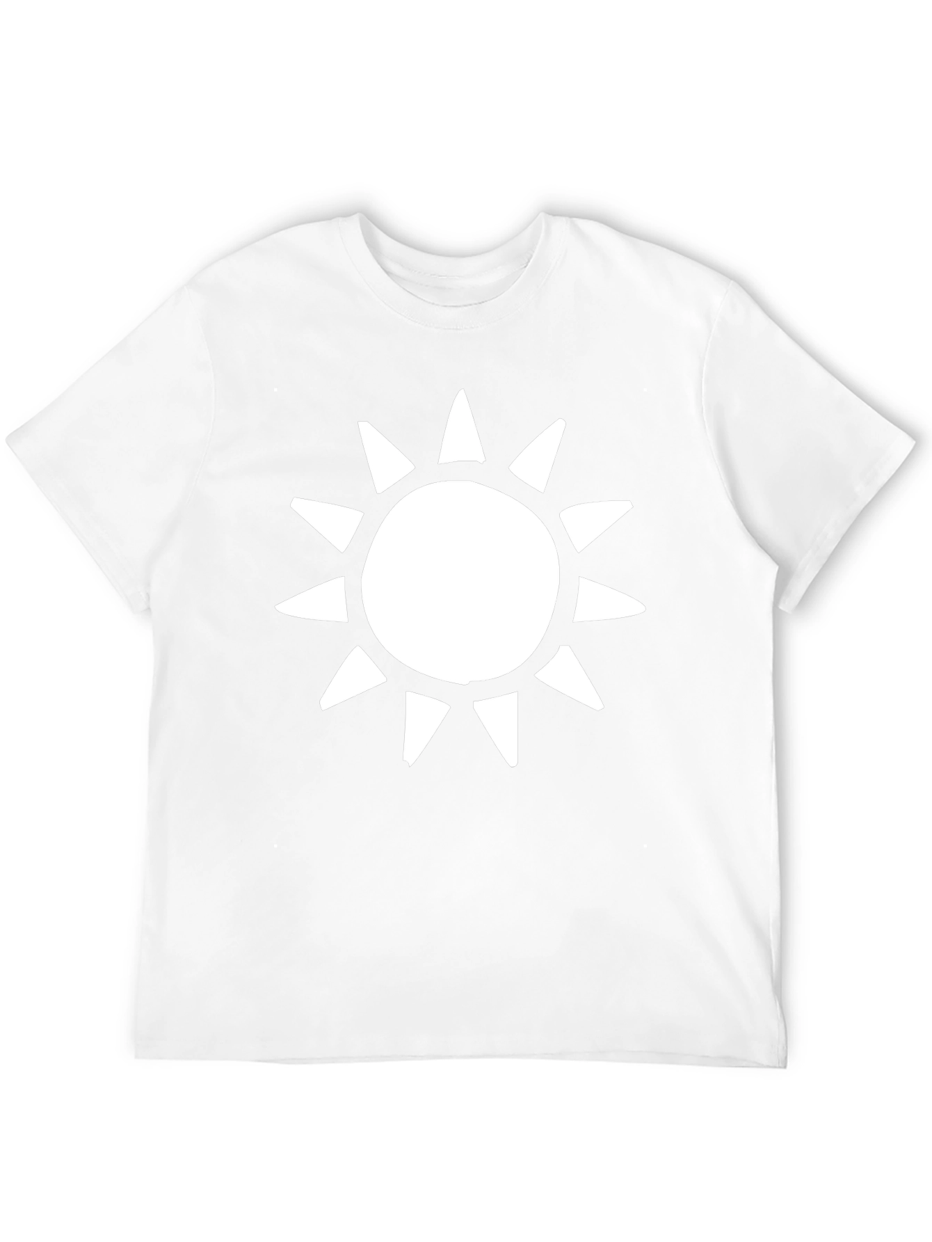 Sunburst Graphic T-Shirt - Casual Black Tee