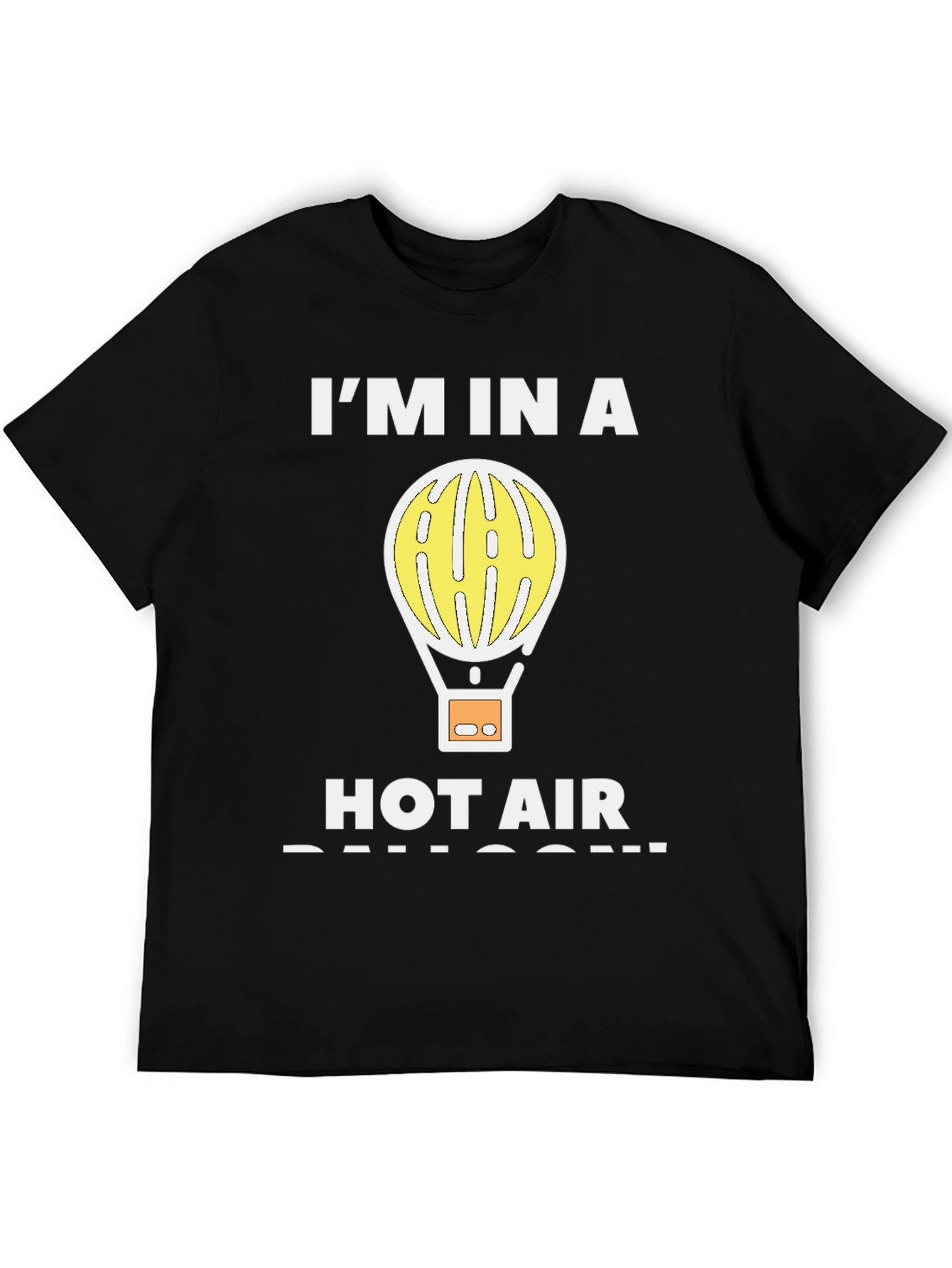 Hot Air Balloon Graphic T-Shirt - Fly High in Style!