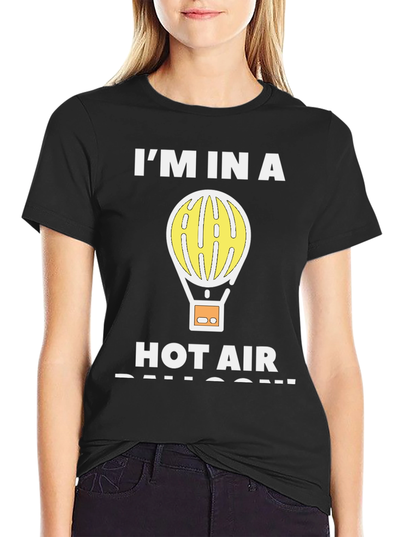 Hot Air Balloon Graphic T-Shirt - Fly High in Style!