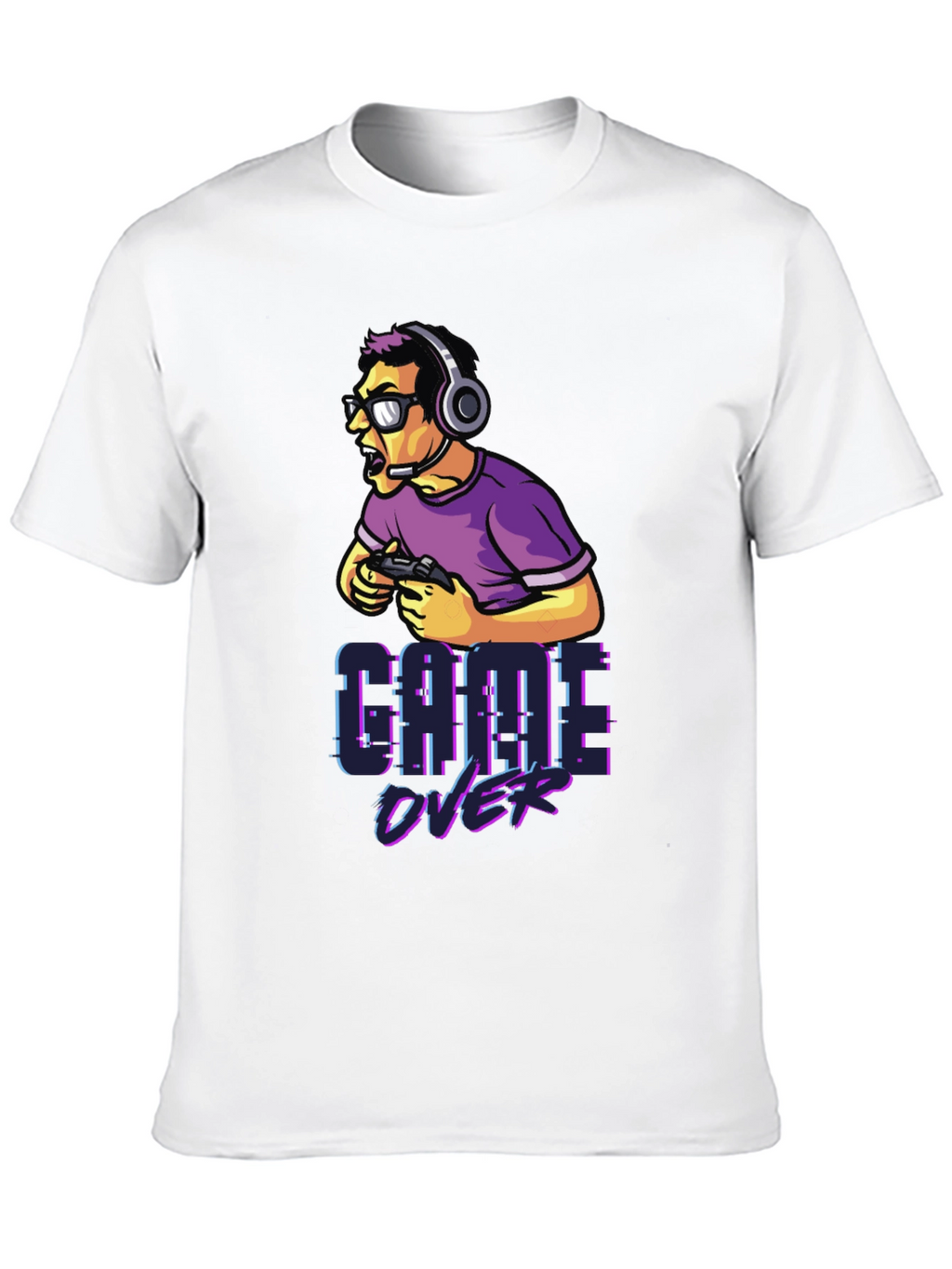 Game Over Gamer T-Shirt - Black