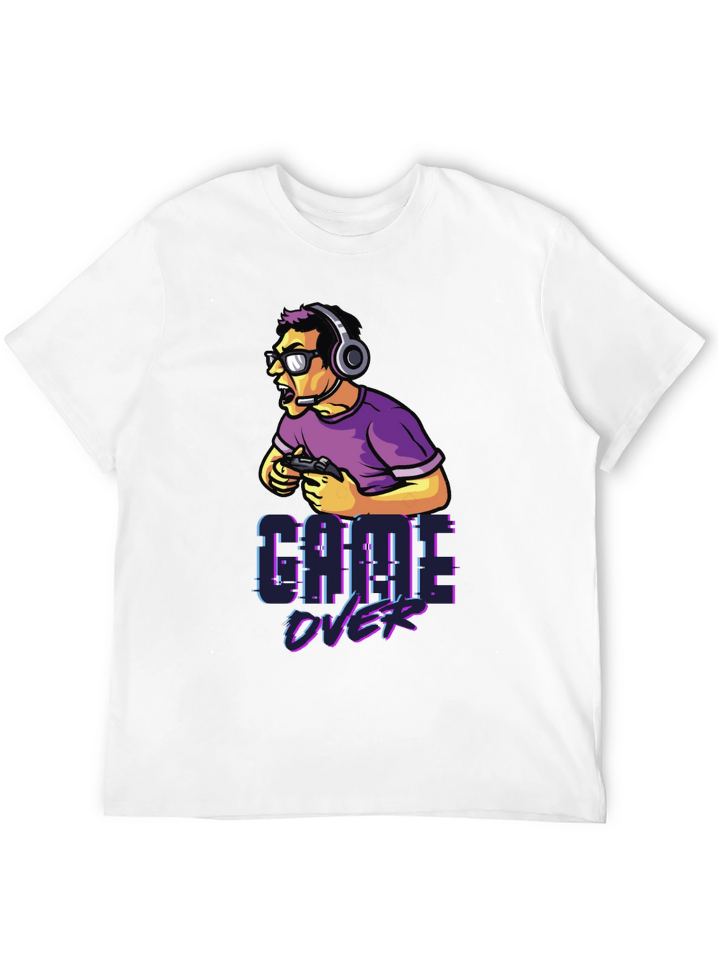 Game Over Gamer T-Shirt - Black