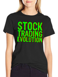 Stock Trading Evolution Graphic Tee