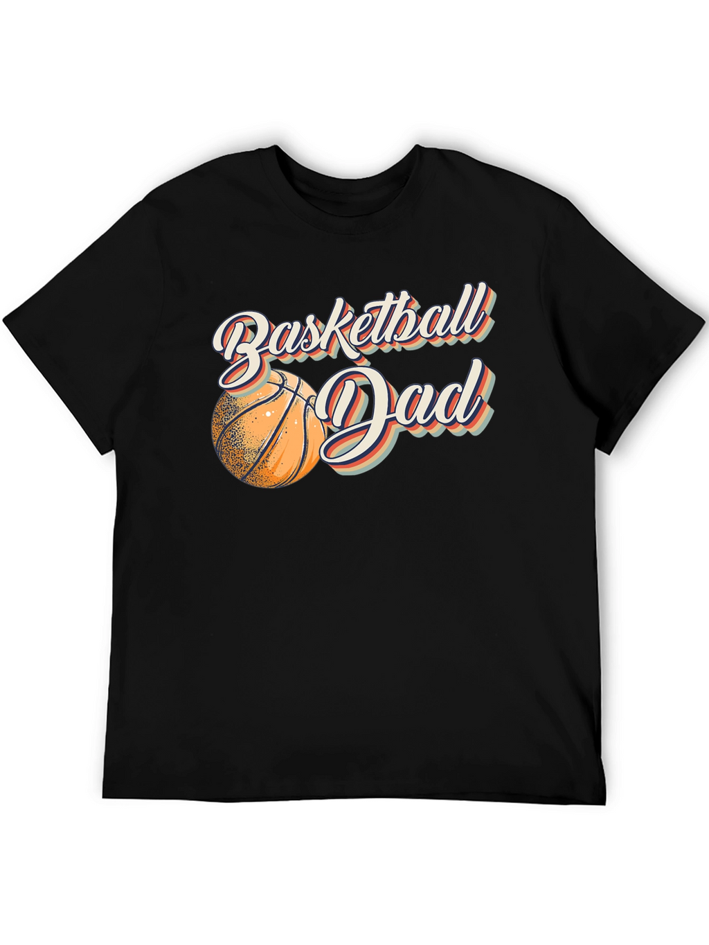 Basketball Dad Graphic Tee - Black