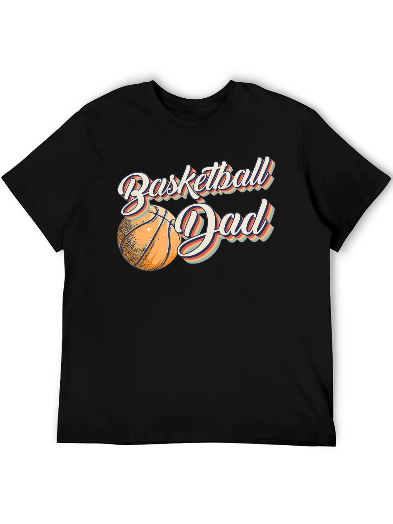 Basketball Dad Graphic Tee - Black
