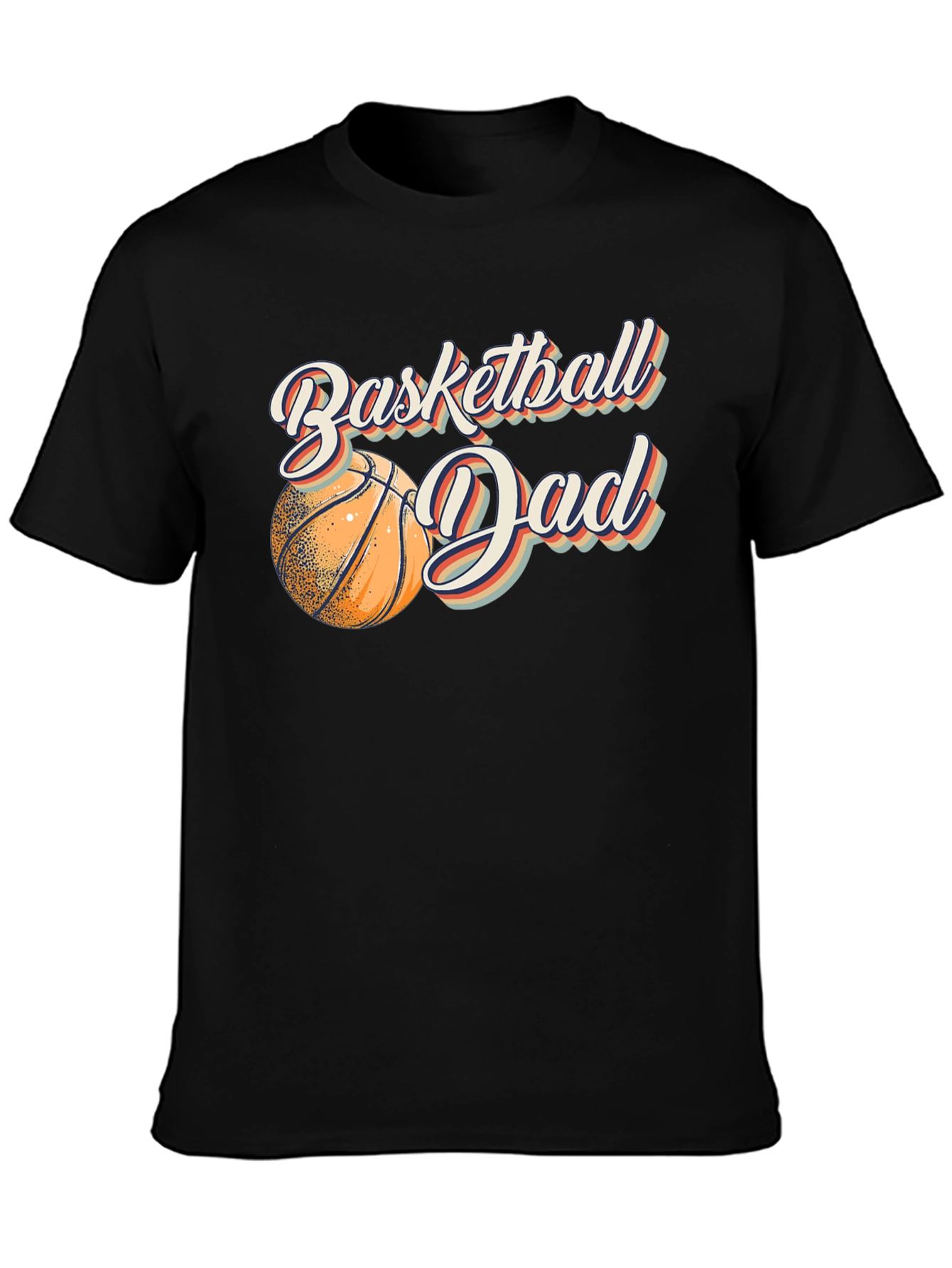 Basketball Dad Graphic Tee - Black
