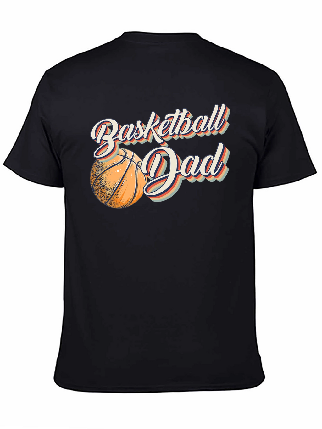 Basketball Dad Graphic Tee - Black