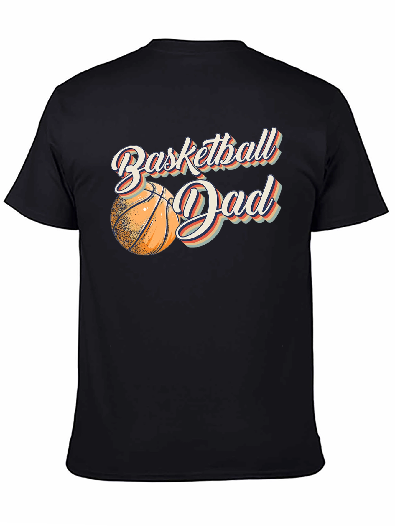 Basketball Dad Graphic Tee - Black