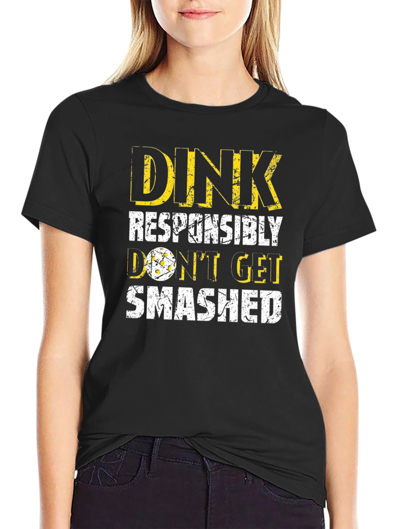 Dink Responsibly Pickleball Graphic Tee