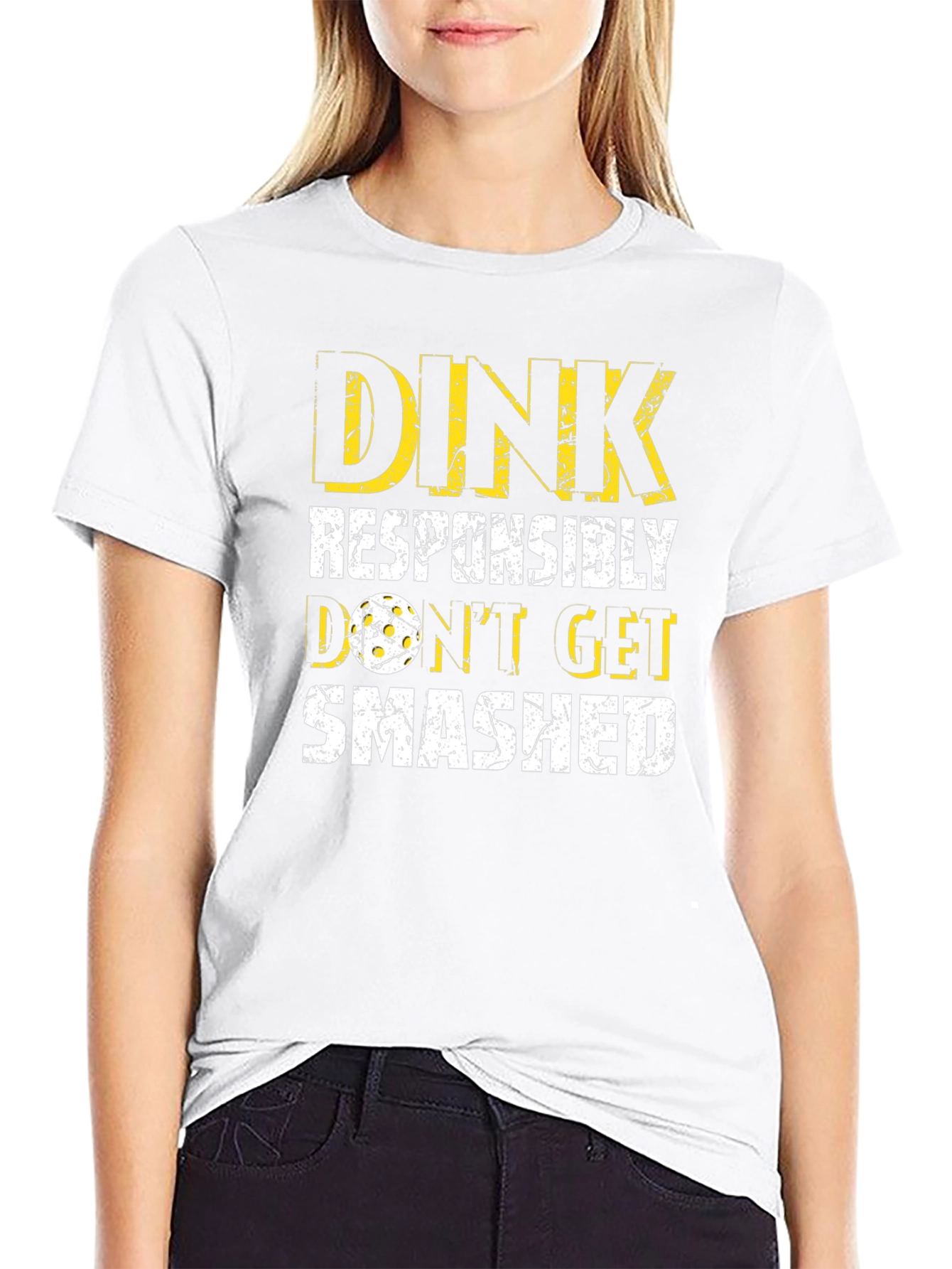 Dink Responsibly Pickleball Graphic Tee