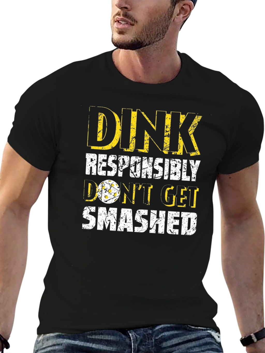 Dink Responsibly Pickleball Graphic Tee