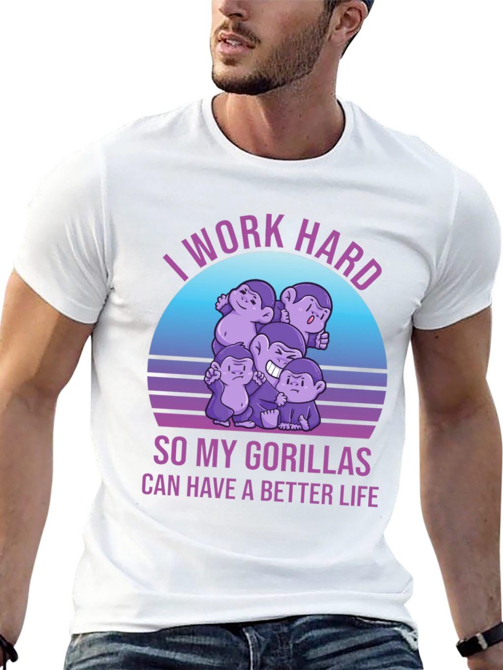 Work Hard Gorillas T-Shirt