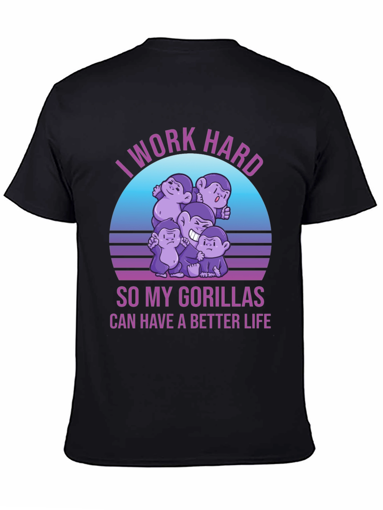 Work Hard Gorillas T-Shirt