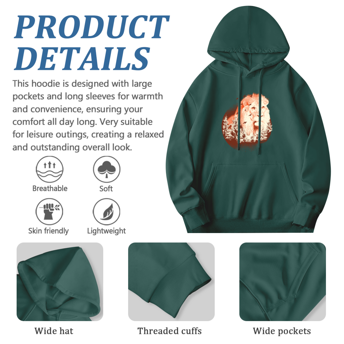 Colorful Graphic Hoodie - Vibrant Art Sweatshirt #0580