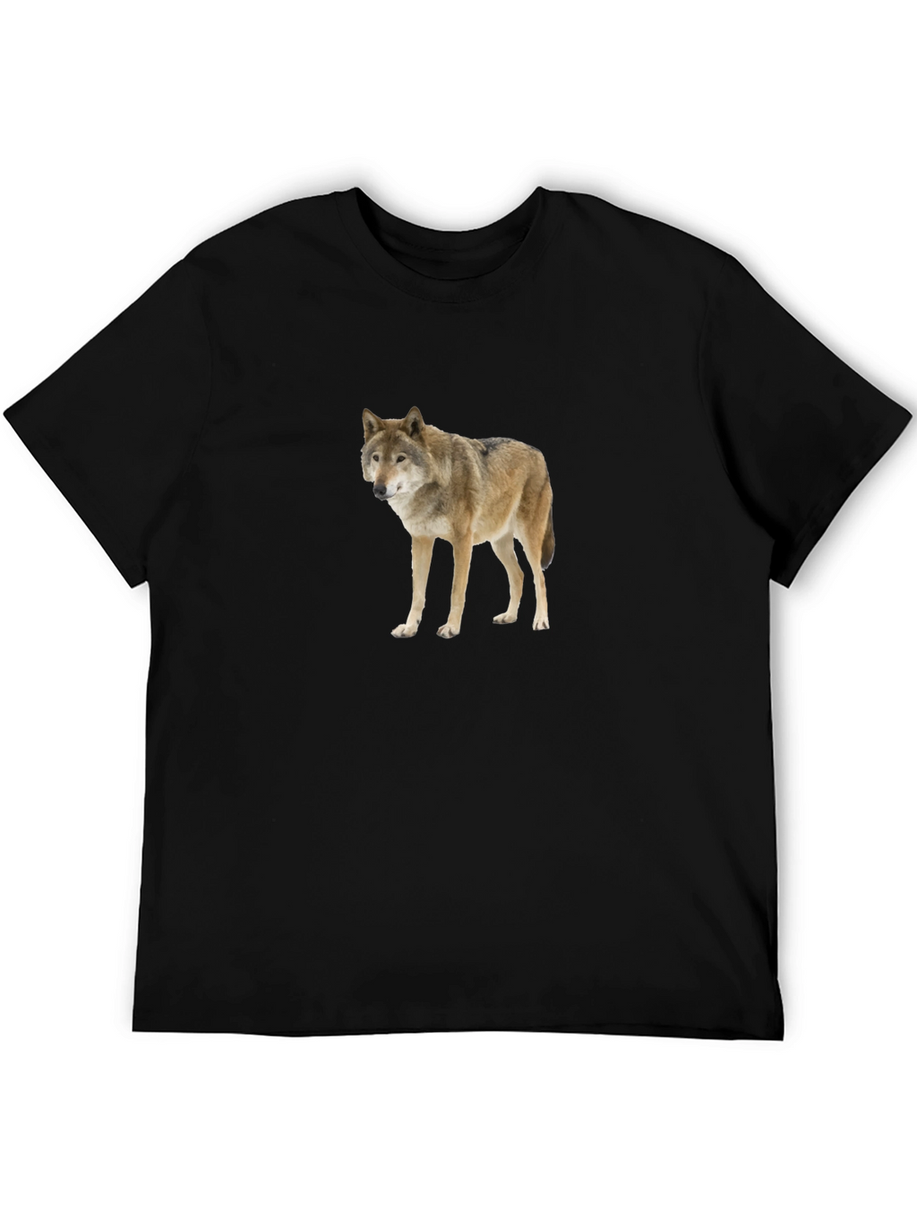 Wolf Graphic T-Shirt - Premium Black Tee