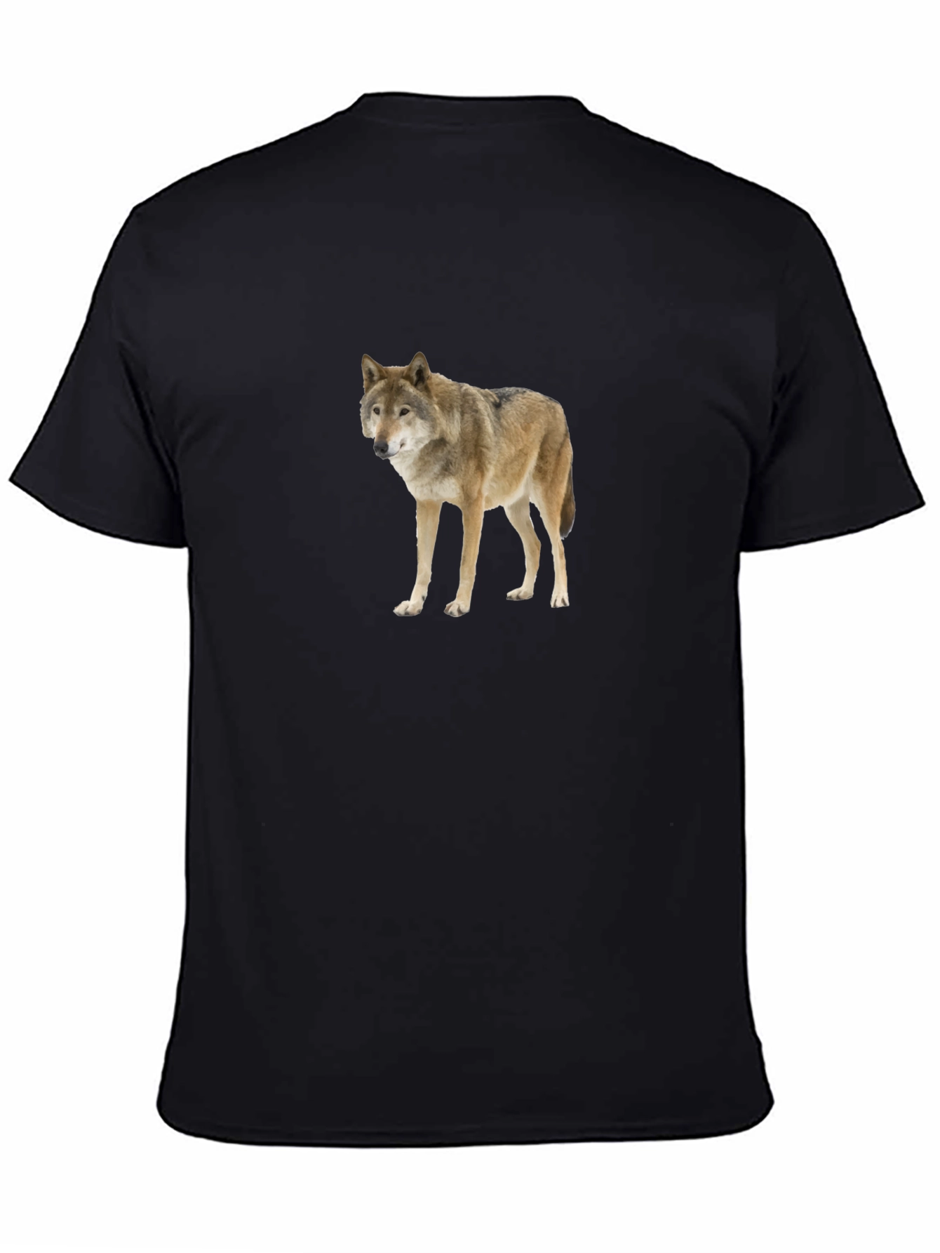 Wolf Graphic T-Shirt - Premium Black Tee