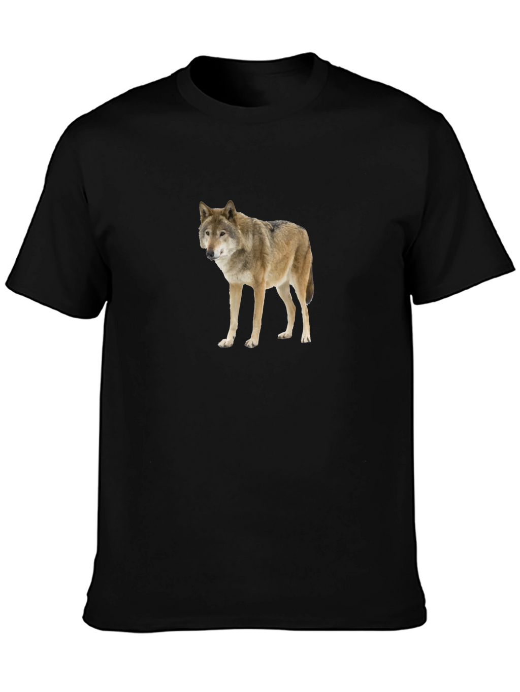 Wolf Graphic T-Shirt - Premium Black Tee