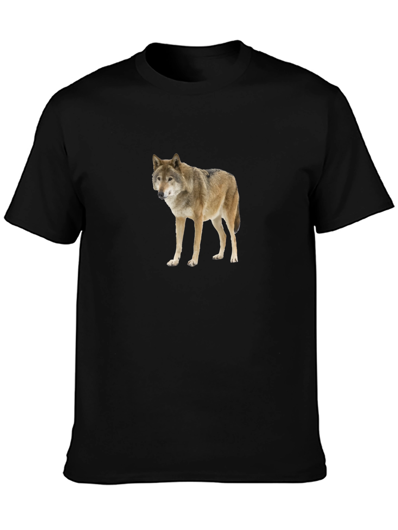 Wolf Graphic T-Shirt - Premium Black Tee