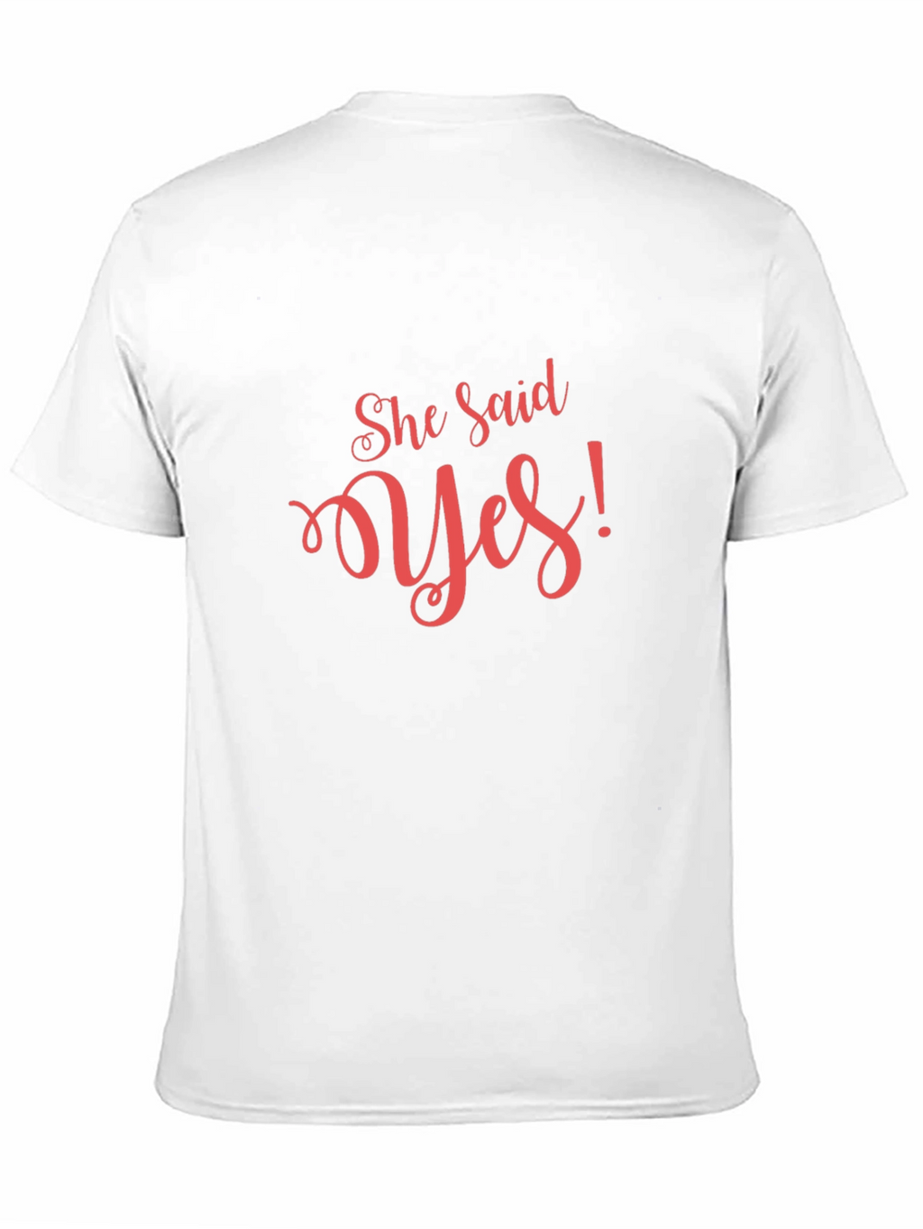 She Said Yes! Black Graphic Tee