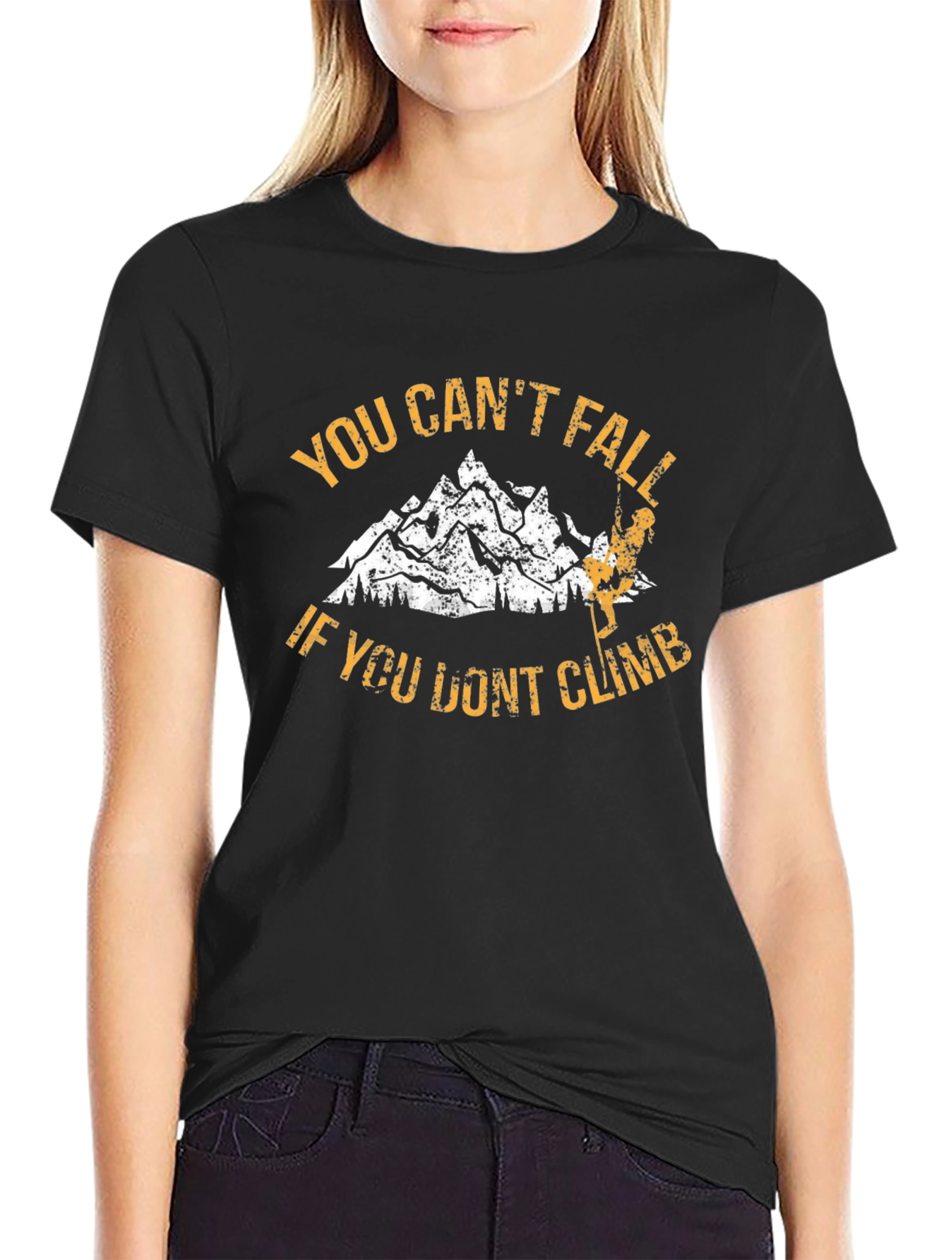 You Cant Fall Graphic Tee