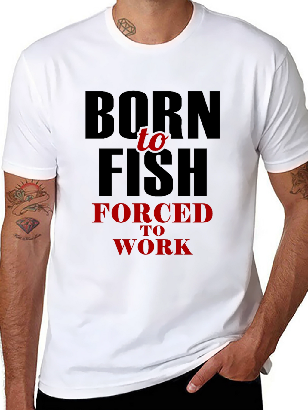 Born to Fish Mens T-Shirt