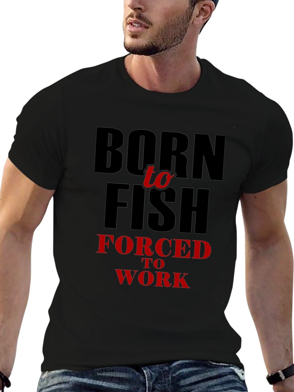 Born to Fish Mens T-Shirt