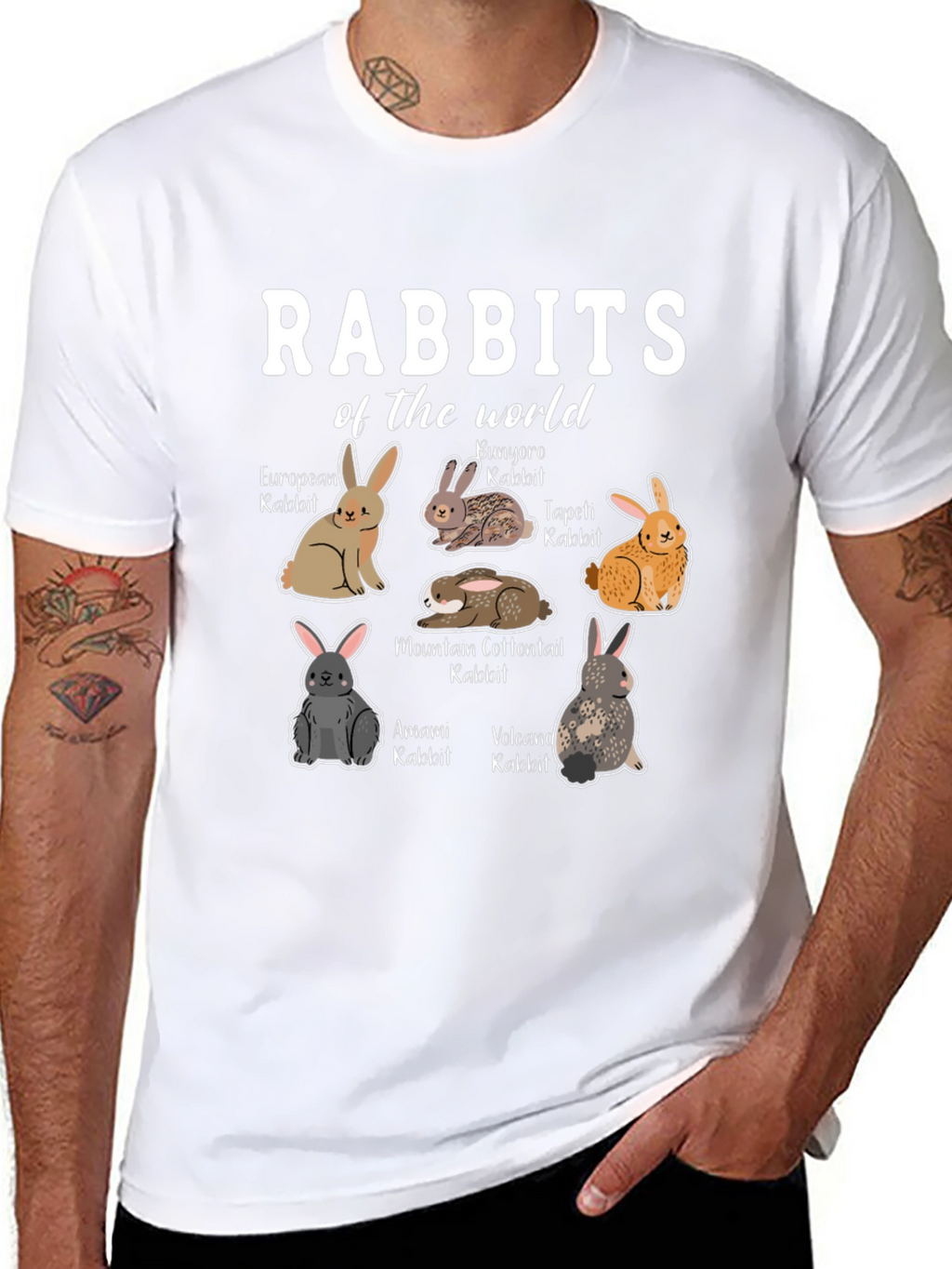 Rabbits of the World Graphic Tee