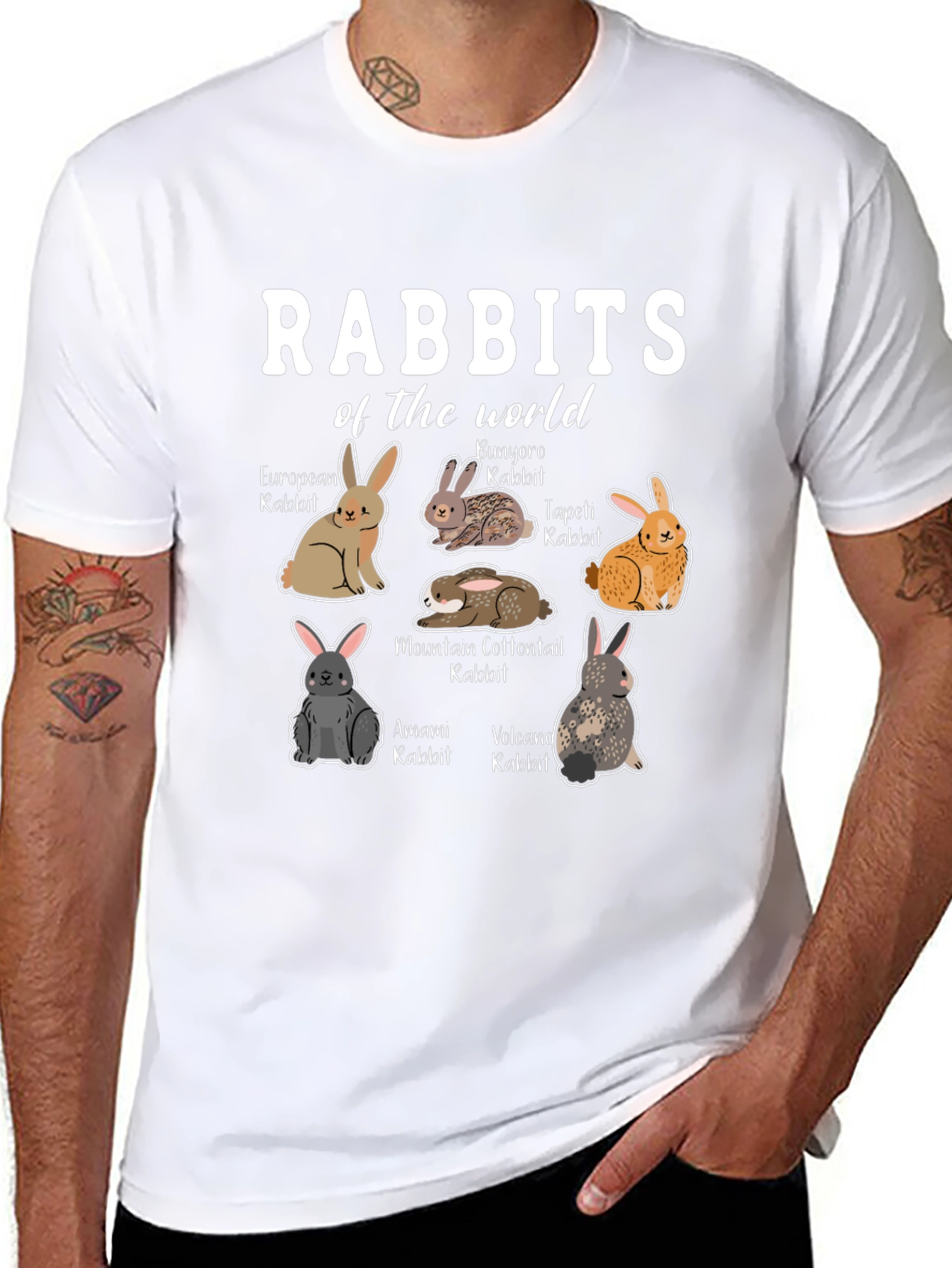 Rabbits of the World Graphic Tee