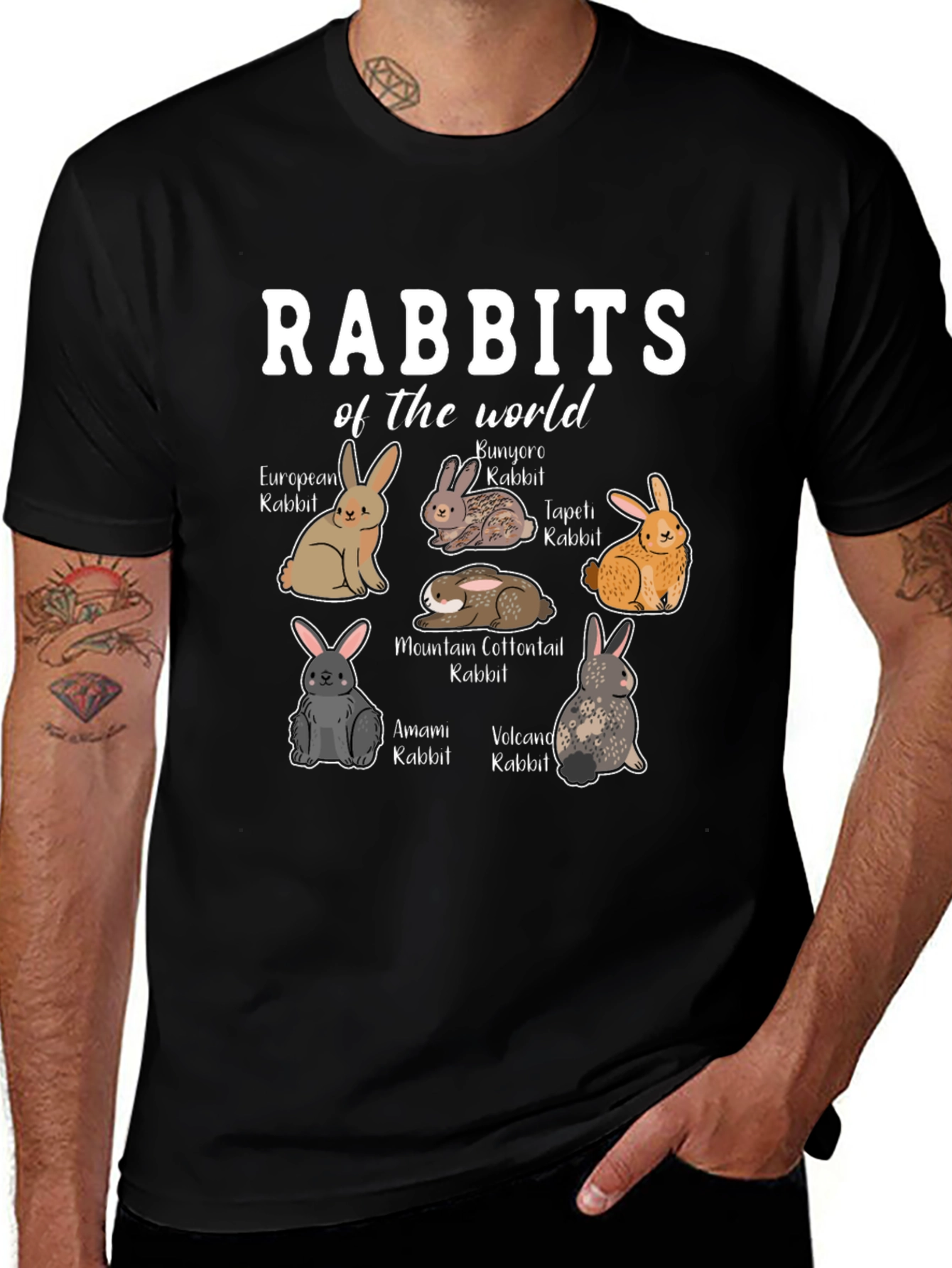 Rabbits of the World Graphic Tee