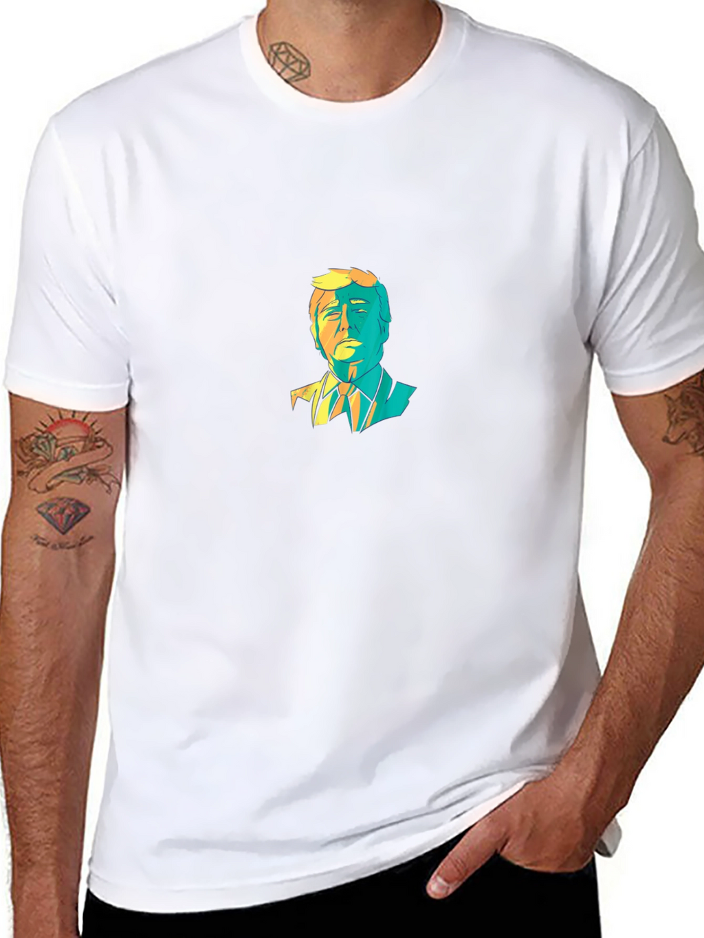 Trump Graphic Tee - Bold Political Statement T-Shirt