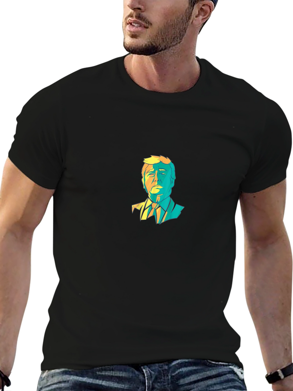 Trump Graphic Tee - Bold Political Statement T-Shirt
