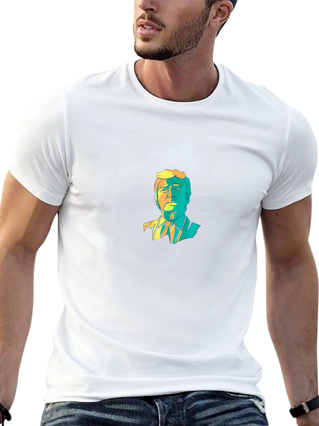 Trump Graphic Tee - Bold Political Statement T-Shirt