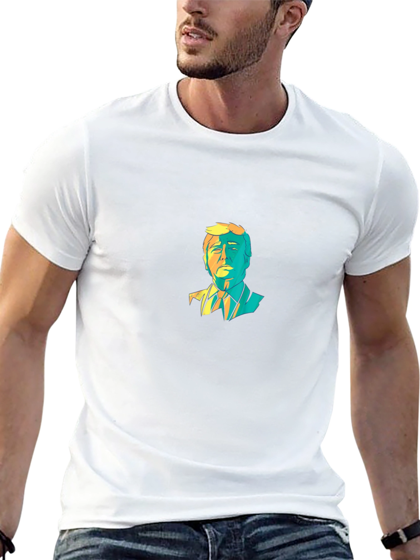 Trump Graphic Tee - Bold Political Statement T-Shirt