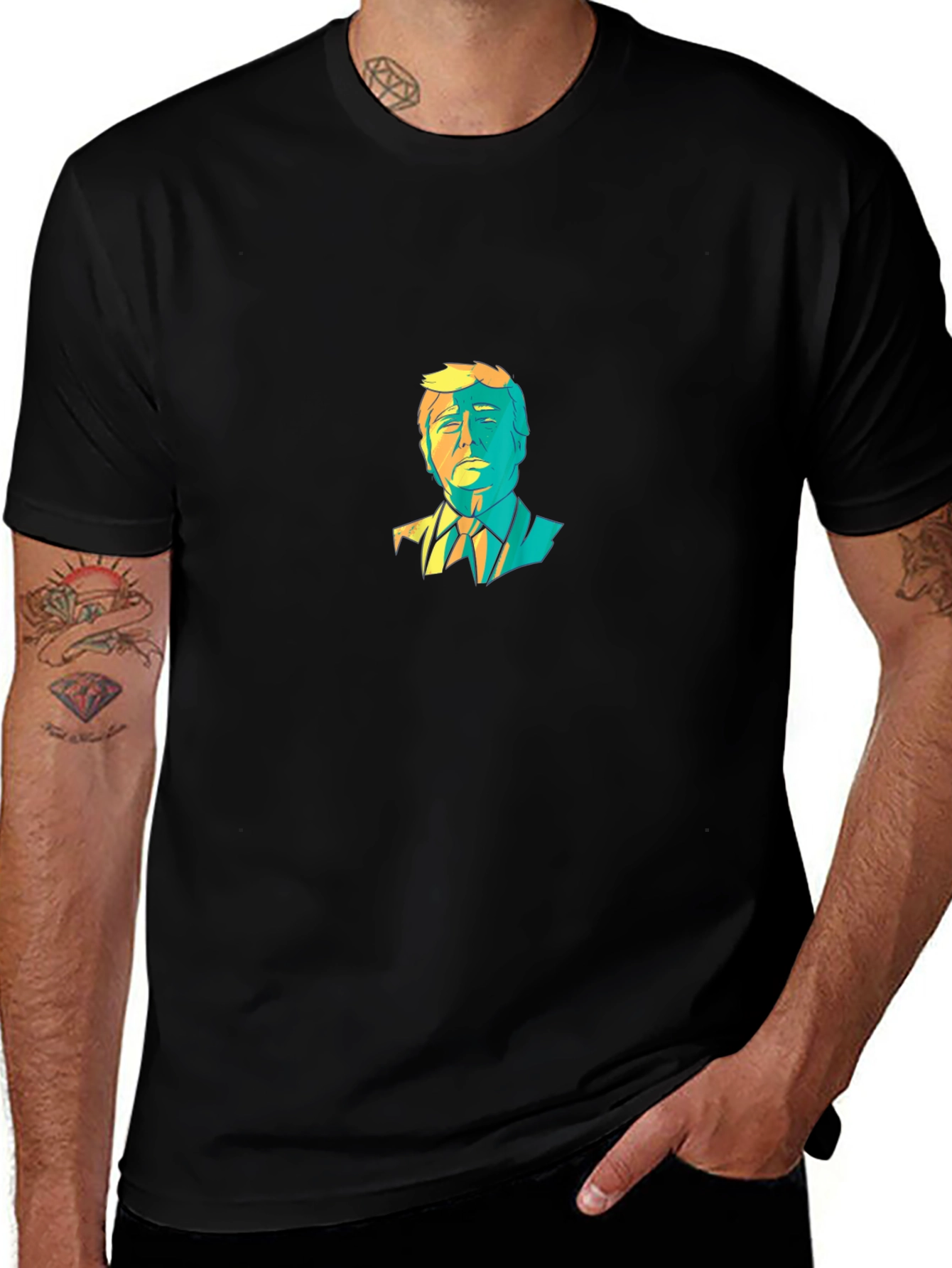Trump Graphic Tee - Bold Political Statement T-Shirt