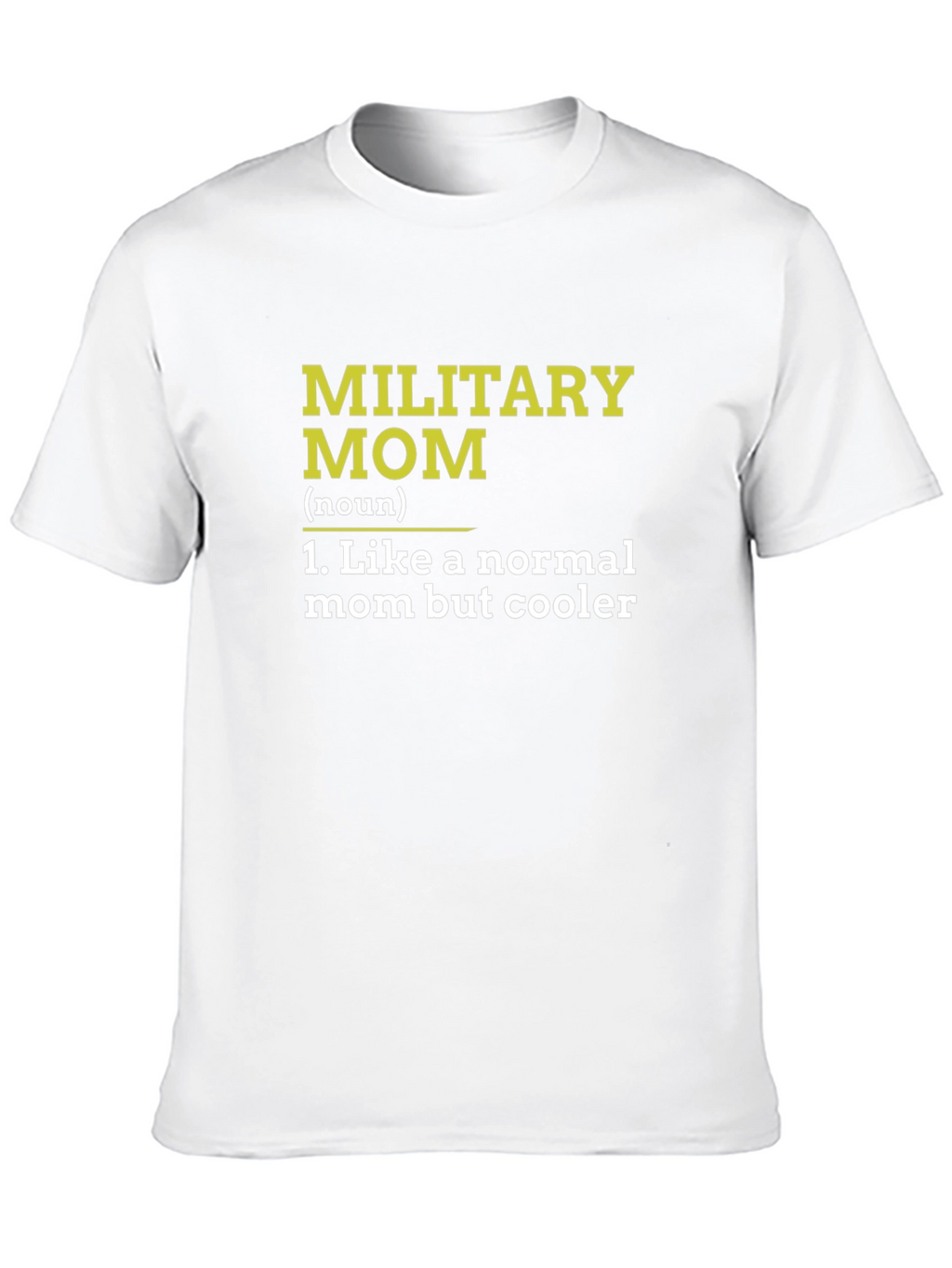 Military Mom Definition Black T-Shirt