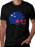 Football Helmet Graphic Tee