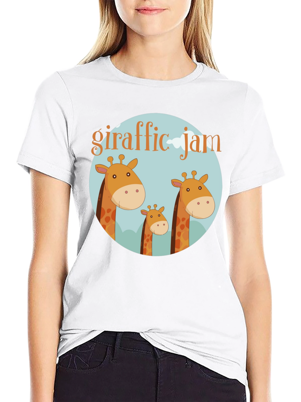 Giraffe Jam Graphic T-Shirt - Soft Cotton Tee