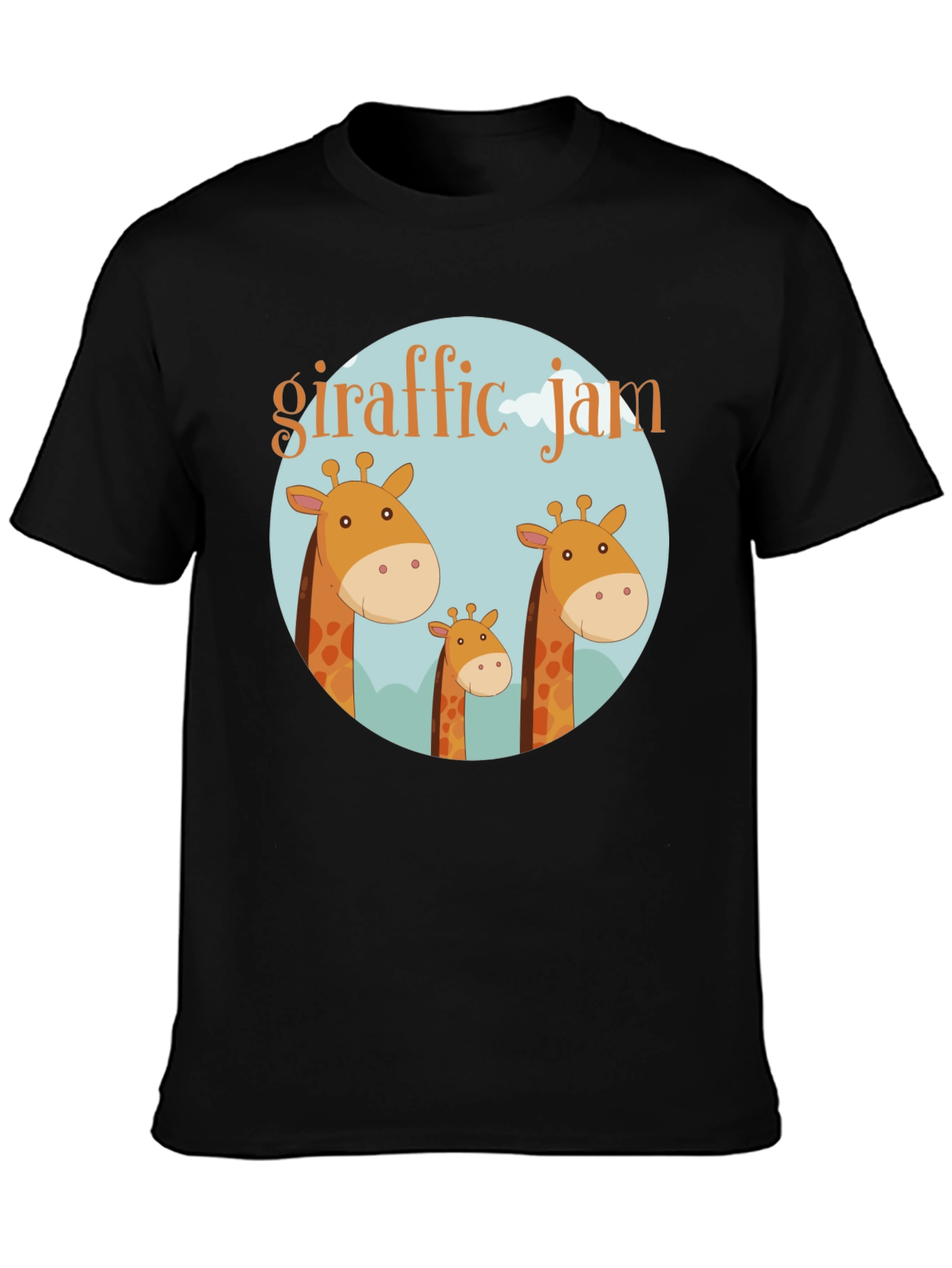 Giraffe Jam Graphic T-Shirt - Soft Cotton Tee
