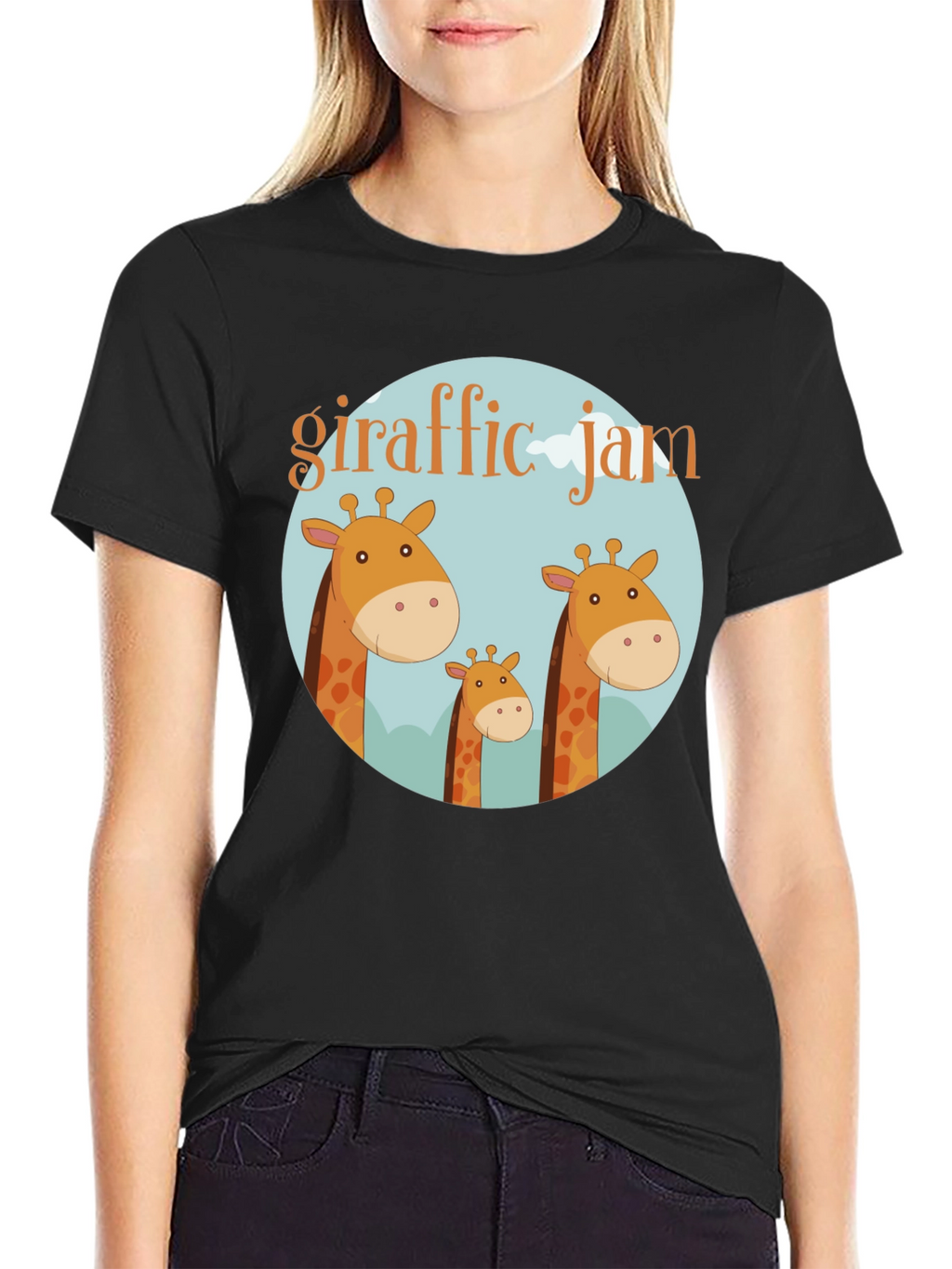 Giraffe Jam Graphic T-Shirt - Soft Cotton Tee