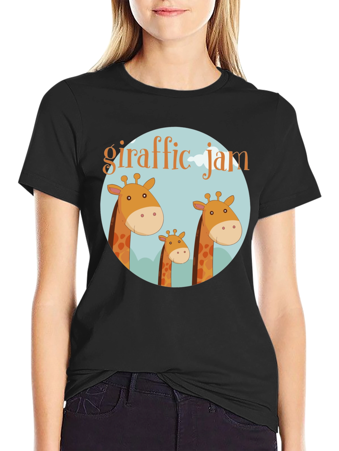 Giraffe Jam Graphic T-Shirt - Soft Cotton Tee