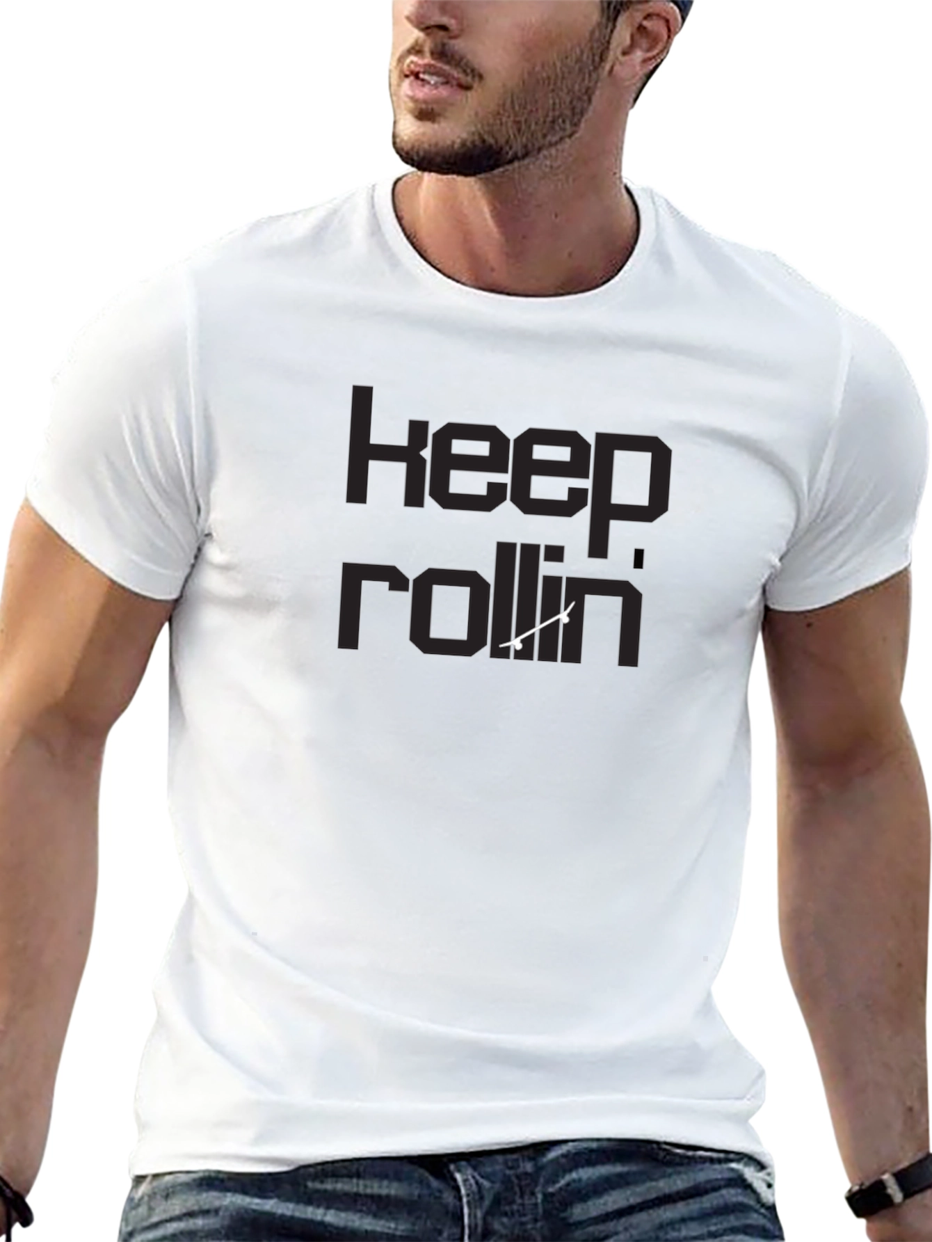 Keep Rollin Skateboard T-Shirt